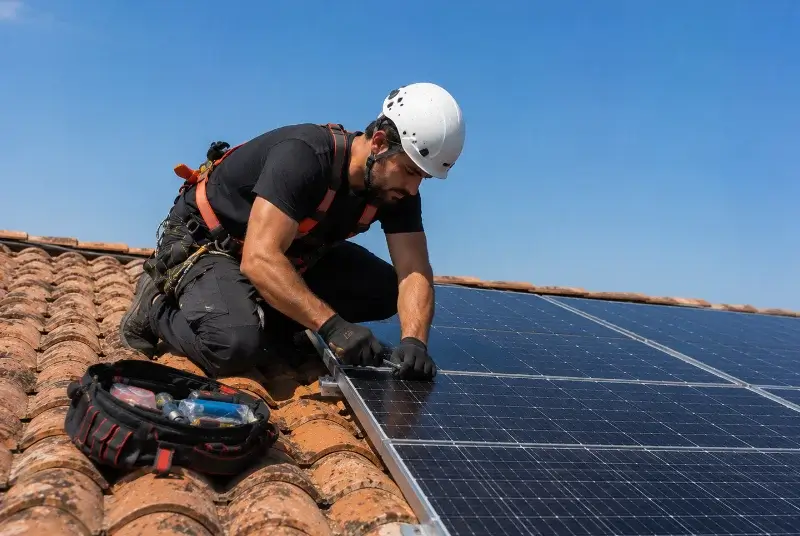 Maintenance et monitoring de panneaux solaires à Sault