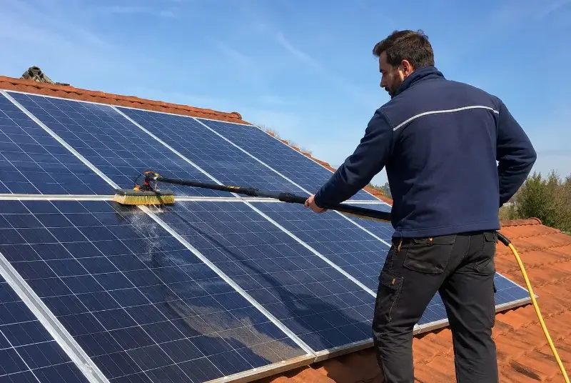 Nettoyage et entretien de panneaux solaires à Sault